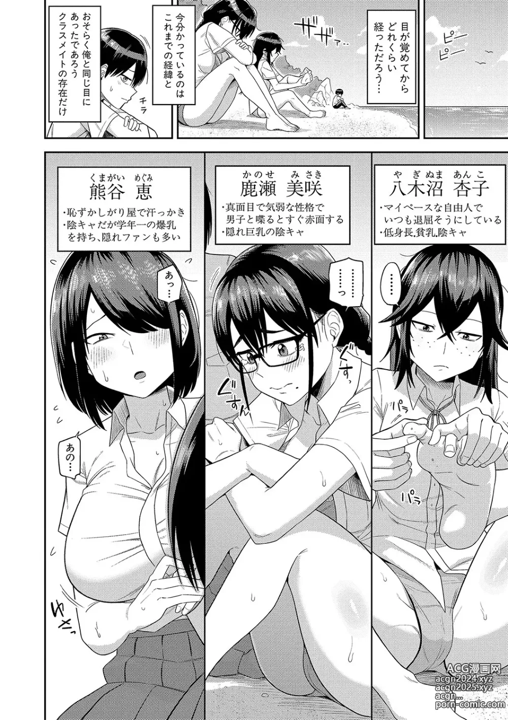 Page 5 of manga Mujintou de, SEX ni Kyoumi Shinshin na Dosukebe InCha Joshi-tachi to Harem Life + FANZA Tokuten