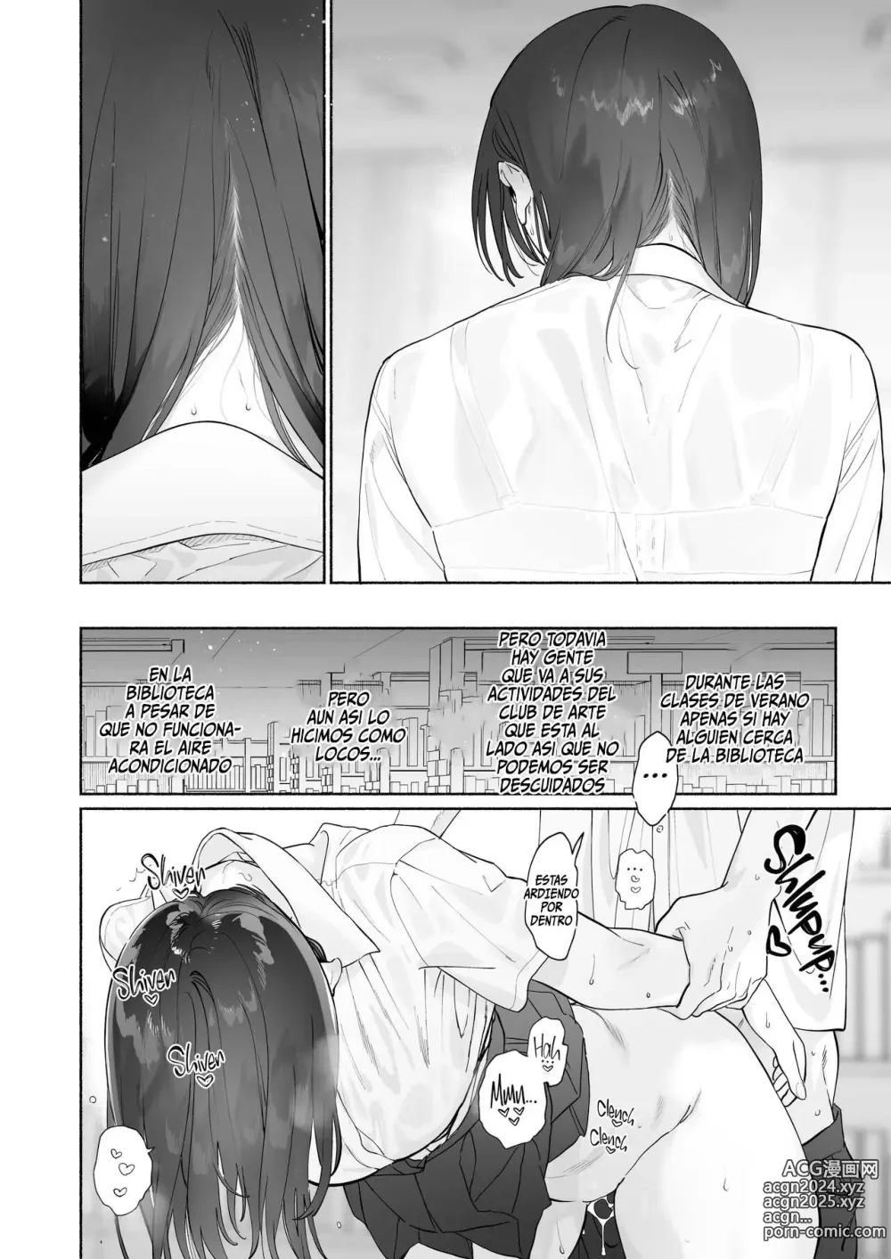 Page 23 of doujinshi Addicted to Sex With a Taciturn Library Committee Member: Summer Vacation (decensored)