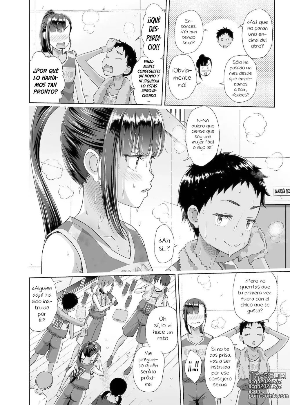 Page 9 of doujinshi Seishidouin no Oshigoto 3 Mushiatsui Taiiku Souko de Iron na Renshuu o Shitemitara Asedaku ni Natta (decensored)