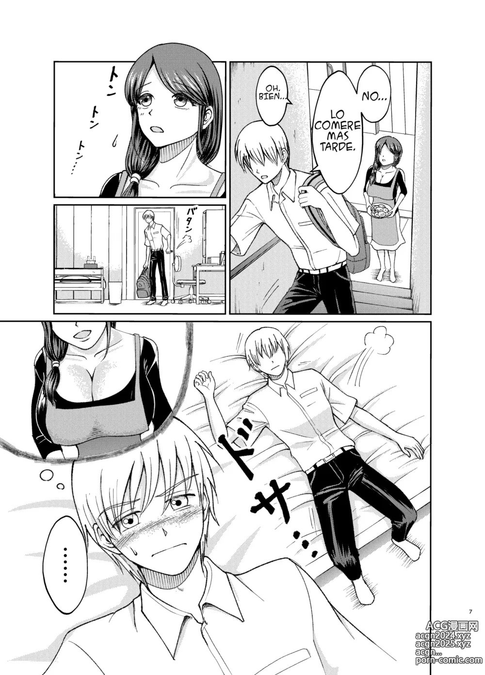 Page 7 of doujinshi Cambio de cuerpos, yo y mi pechugona madre 1