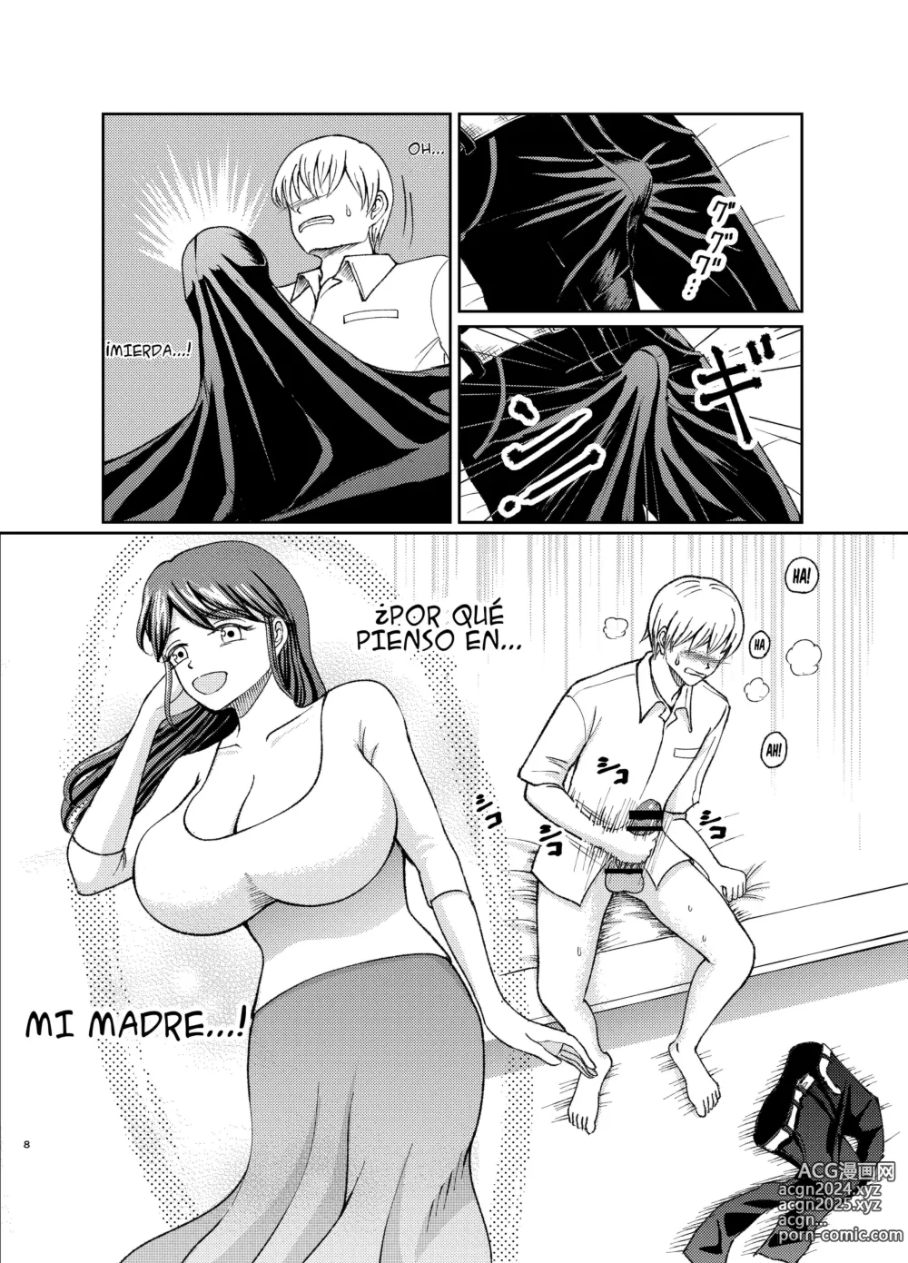 Page 8 of doujinshi Cambio de cuerpos, yo y mi pechugona madre 1