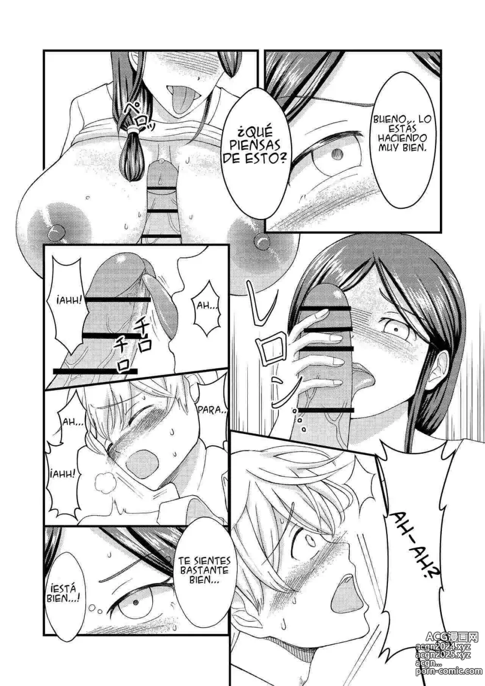 Page 12 of doujinshi Cambio de cuerpos, yo y mi pechugona madre 2