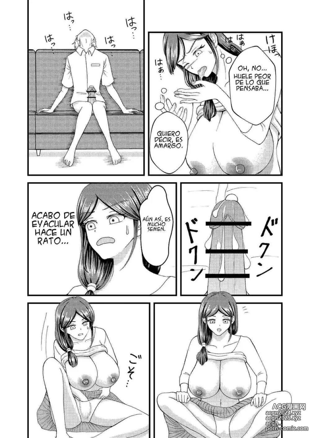 Page 16 of doujinshi Cambio de cuerpos, yo y mi pechugona madre 2