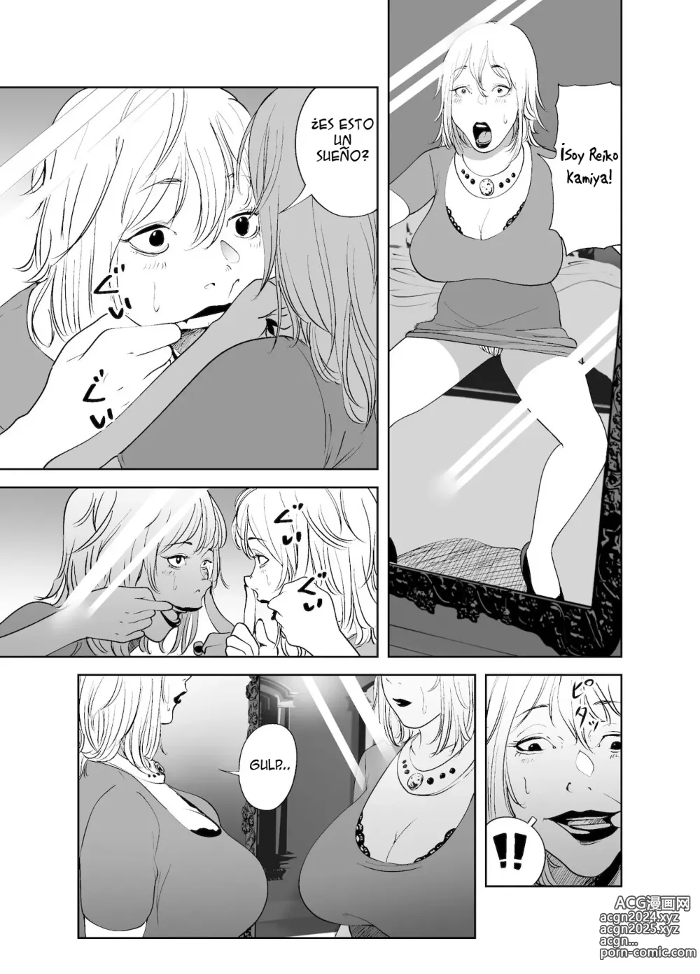 Page 19 of doujinshi ¡CAMBIO DE CUERPO! ~ Madura famosa y sirvienta gordita~