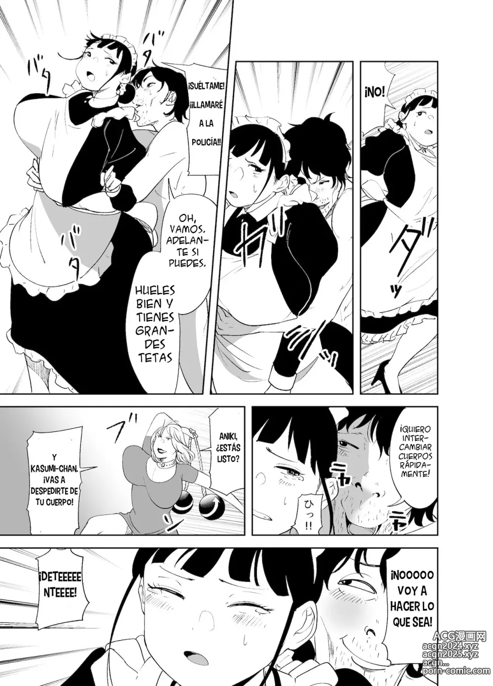 Page 47 of doujinshi ¡CAMBIO DE CUERPO! ~ Madura famosa y sirvienta gordita~