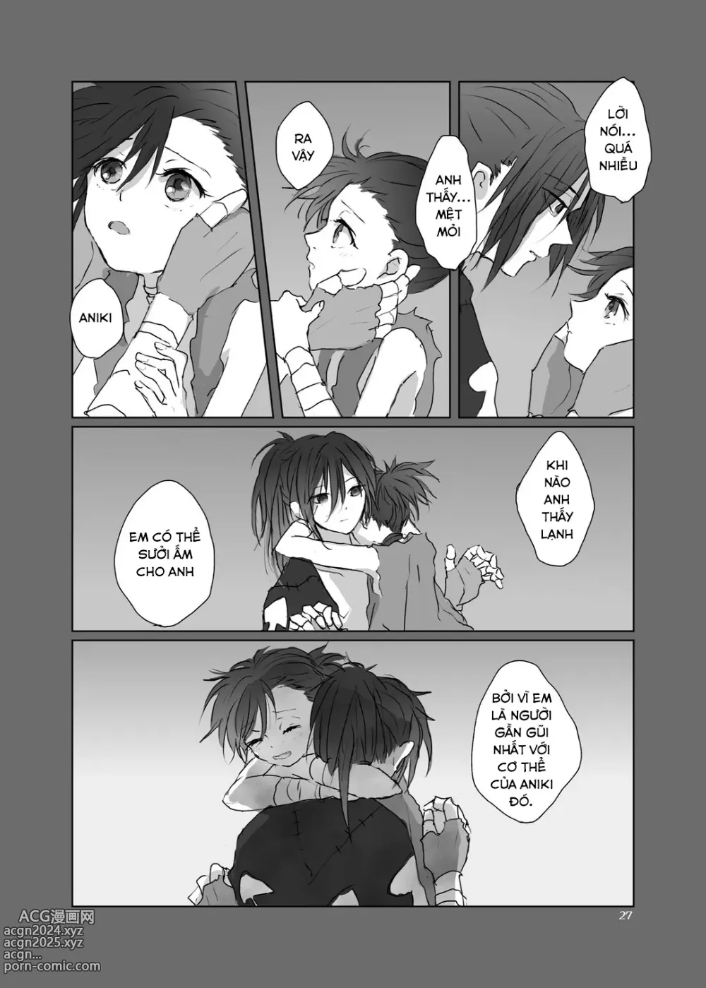 Page 26 of doujinshi Lần đầu thân mật cùng cơ thể của Aniki