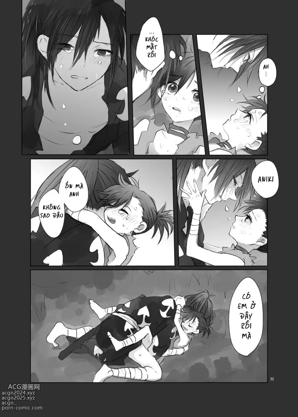 Page 10 of doujinshi Lần đầu thân mật cùng cơ thể của Aniki