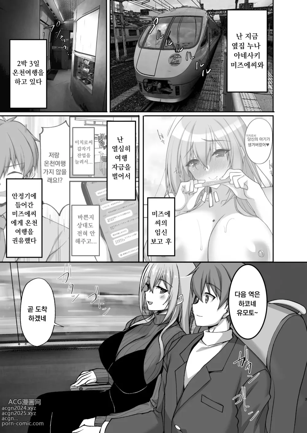 Page 3 of doujinshi Ecchi na Onee-san wa, Suki desu ka? 5 ~Tonari no Onee-san to Ichaicha Onsen Ryokou Hen~