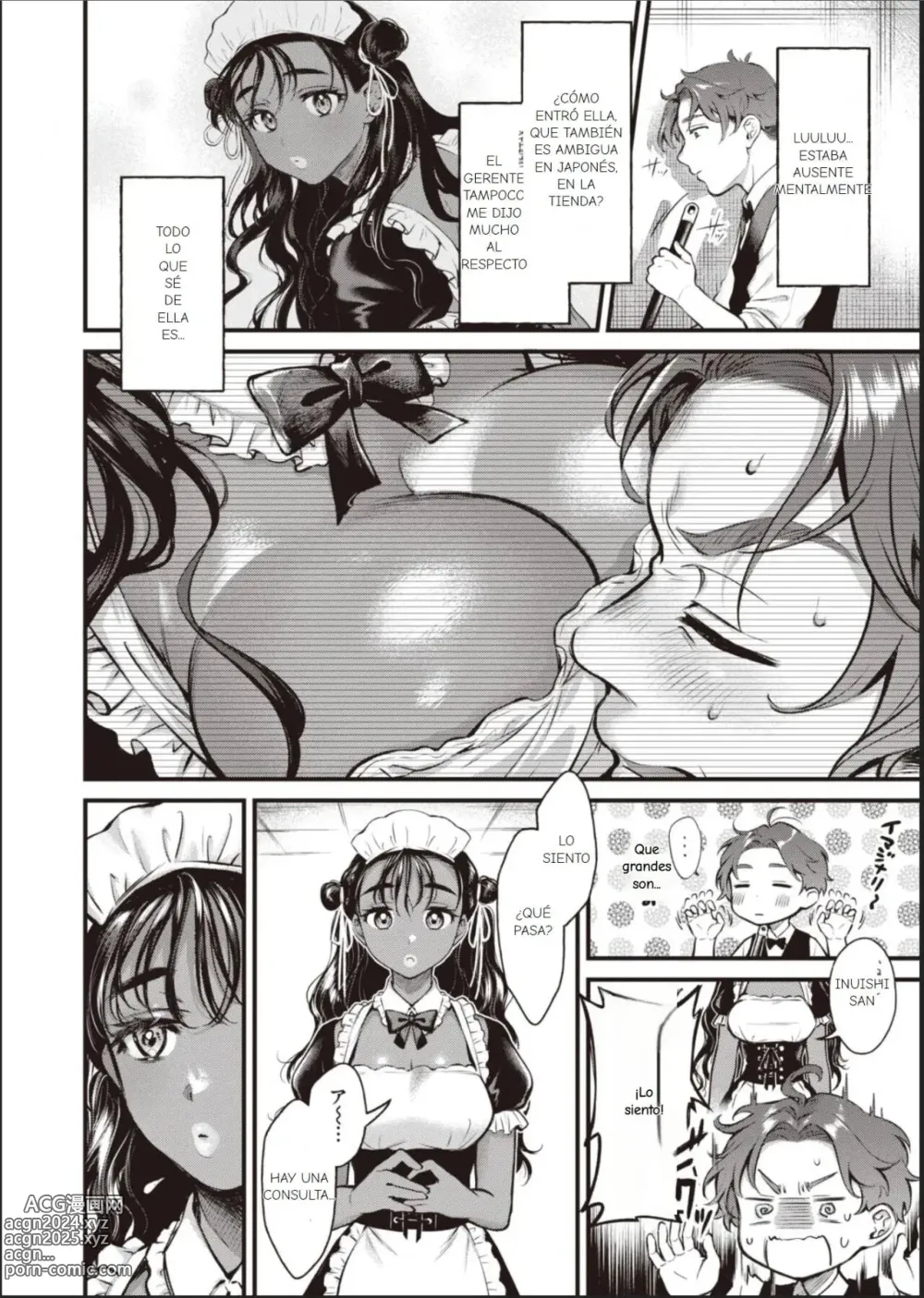 Page 5 of manga Piel de chocolate