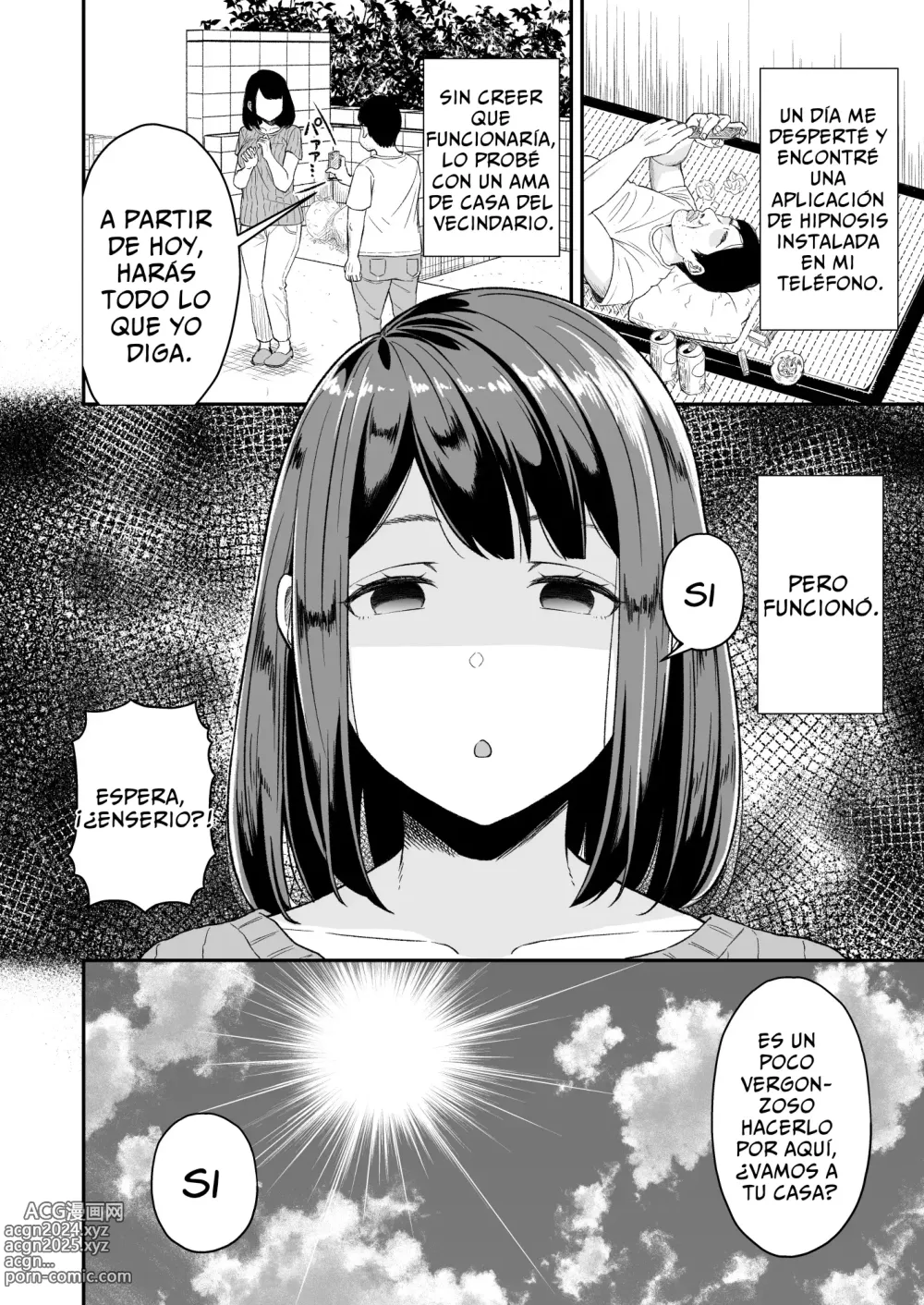 Page 2 of doujinshi Disfruta de la aplicacion de hipnosis