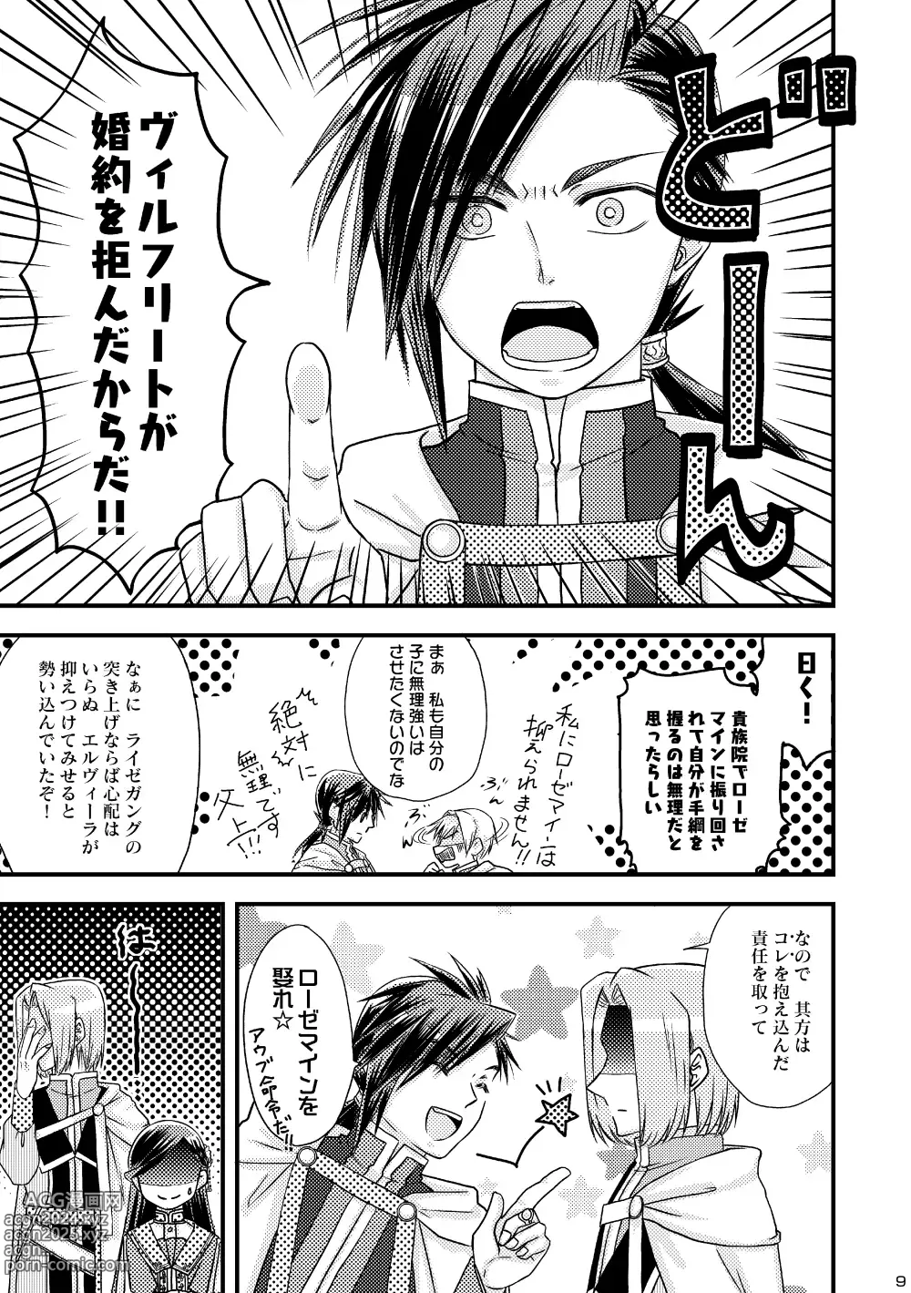 Page 8 of doujinshi Tadashii Konyakusha  to no Sugoshikata.