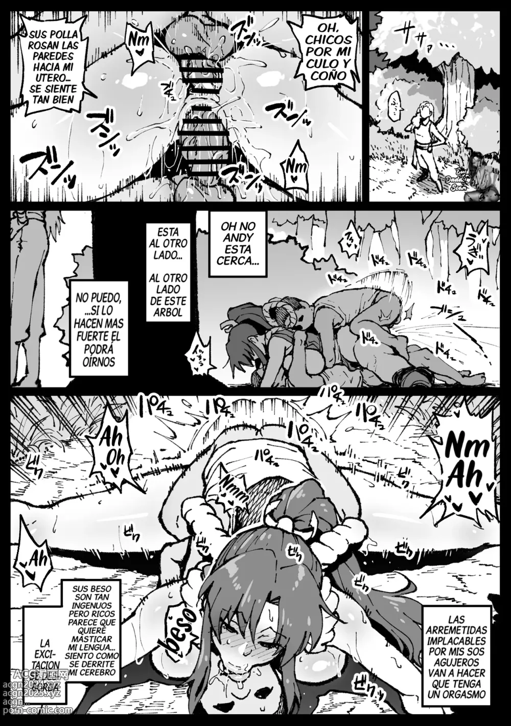 Page 13 of doujinshi Una kunoichi viene a verte