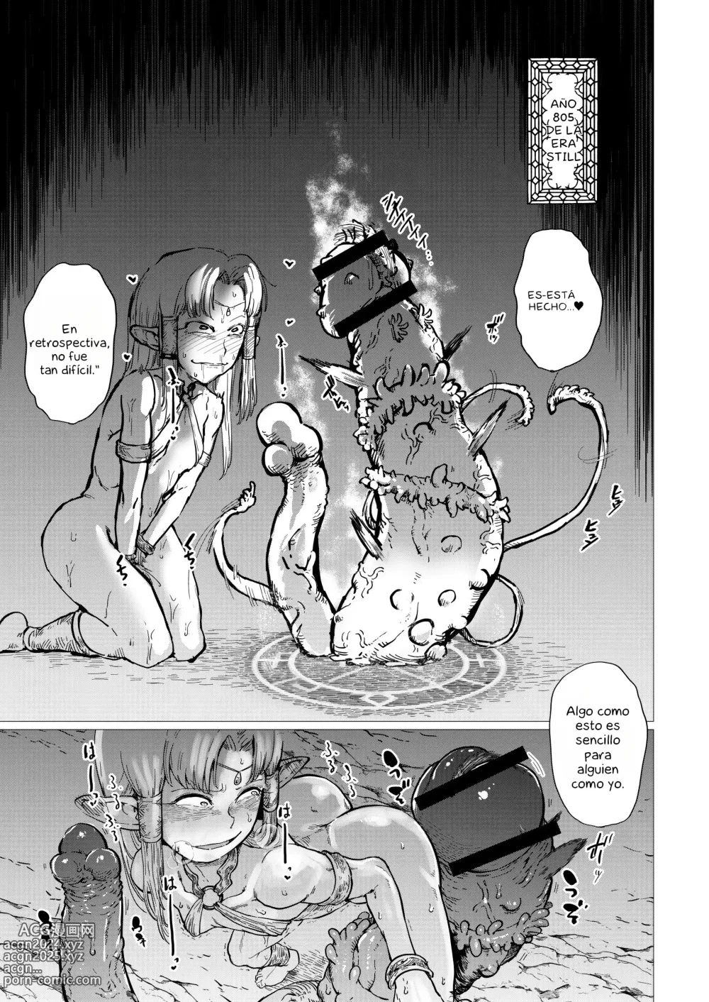 Page 22 of doujinshi Elfa se masturba