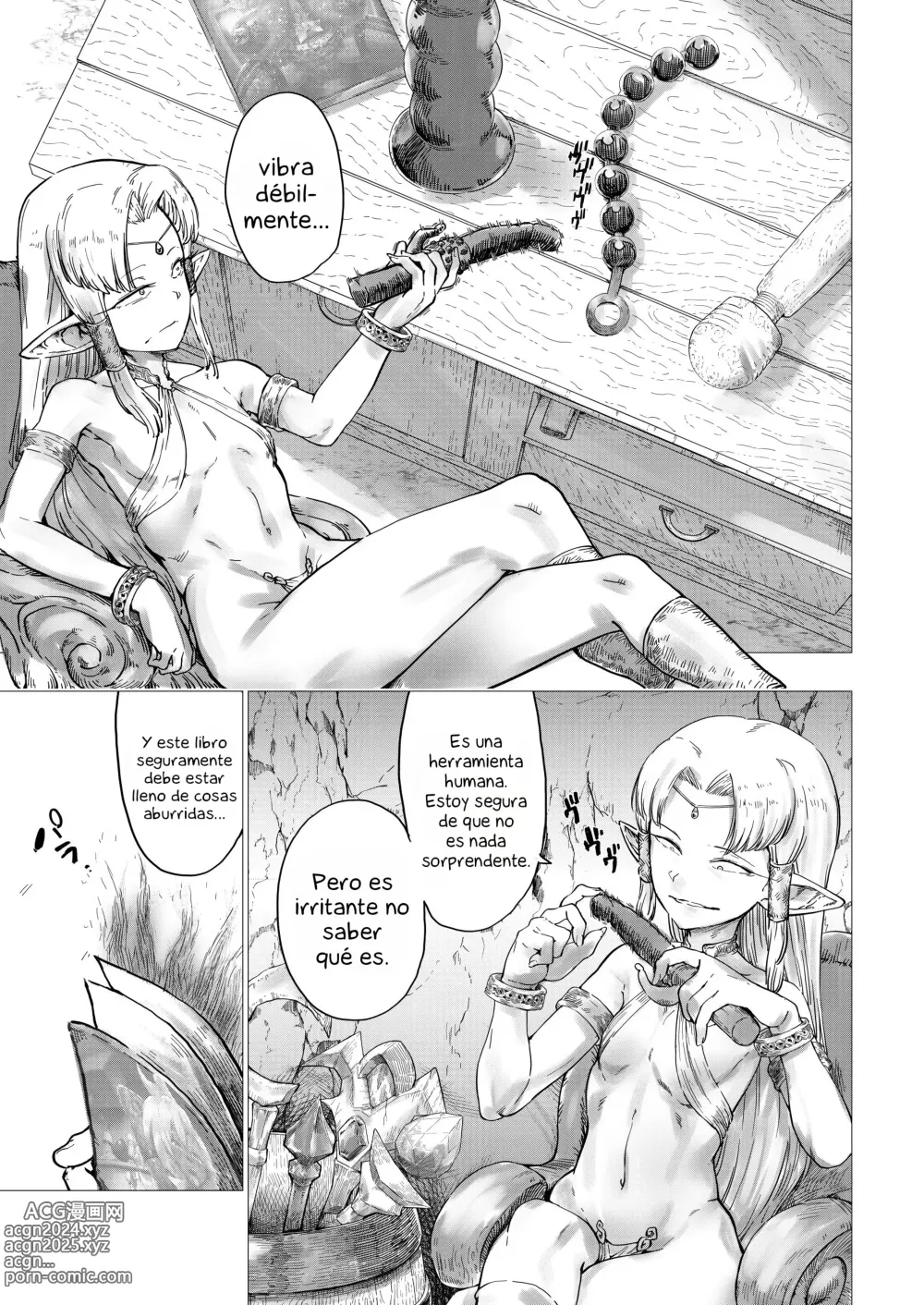 Page 8 of doujinshi Elfa se masturba