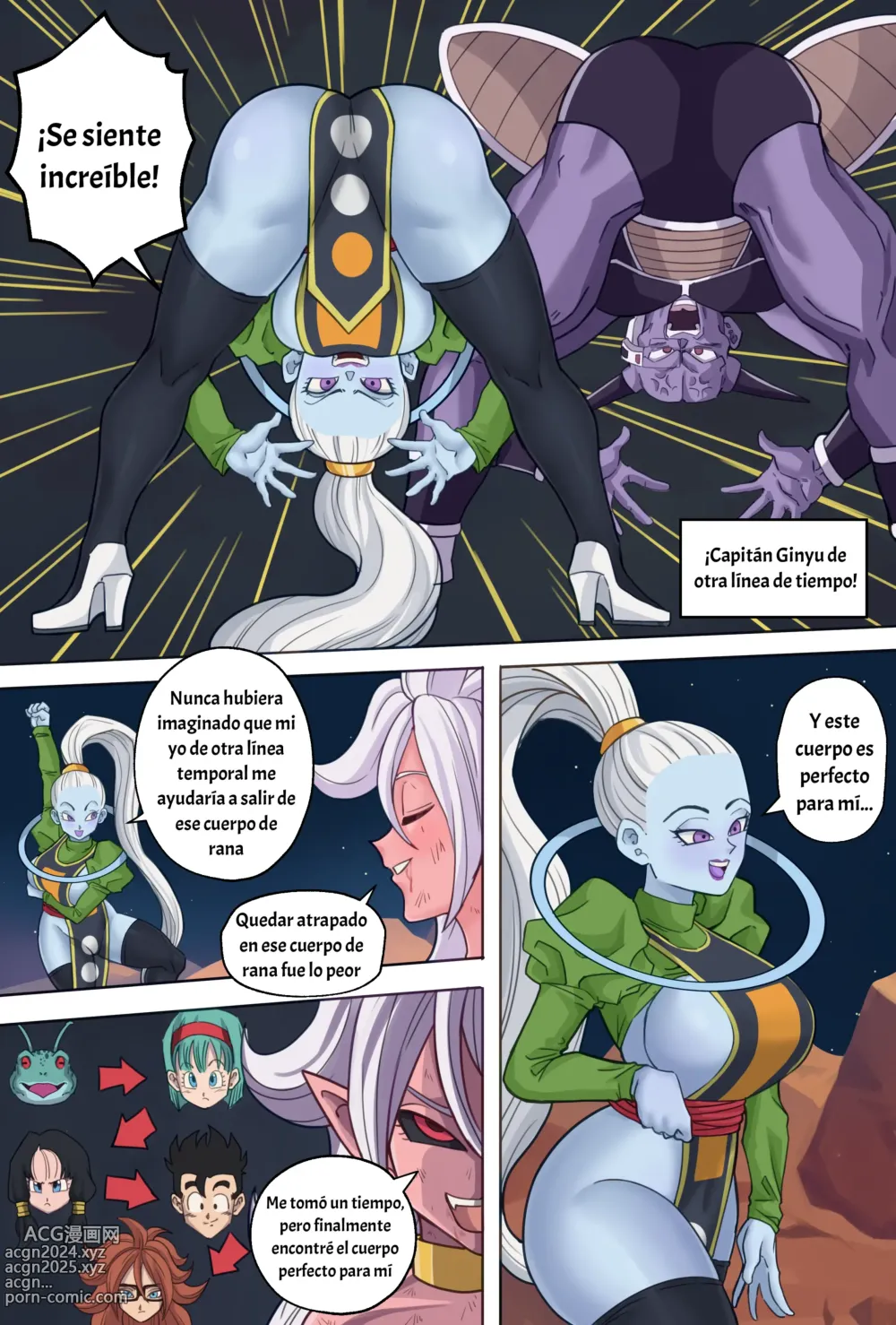 Page 14 of doujinshi AxlexCima: The Ginyu Saga!