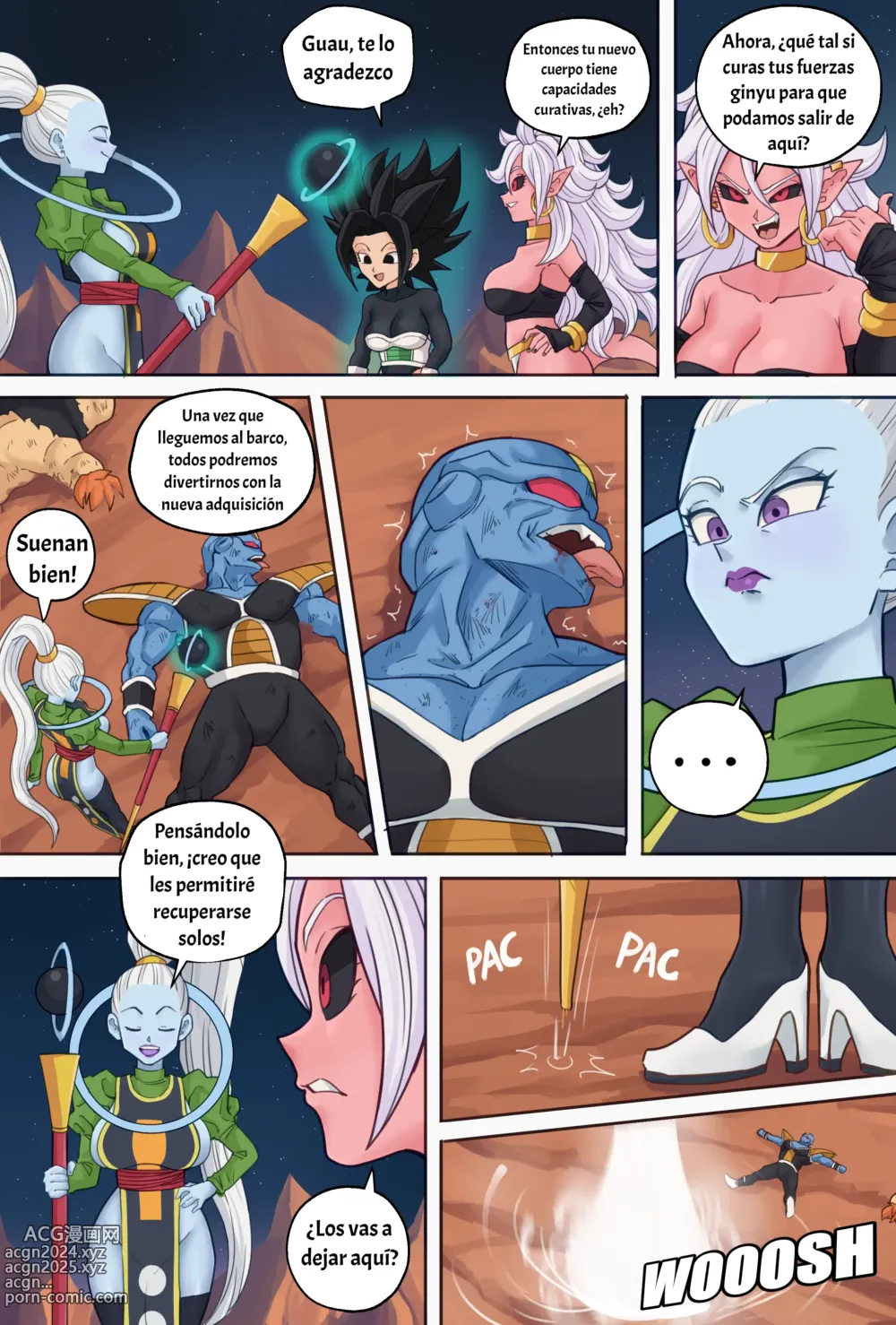 Page 16 of doujinshi AxlexCima: The Ginyu Saga!