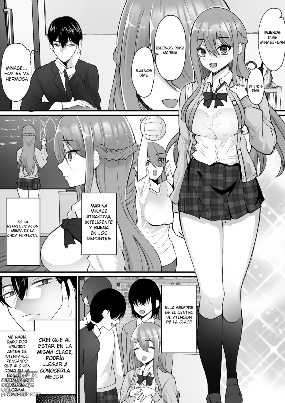 Page 2 of doujinshi Yokodori Hyoui ~Akogare no Class no Idol ga Shiranai Yatsu ni Nottorarete ita~