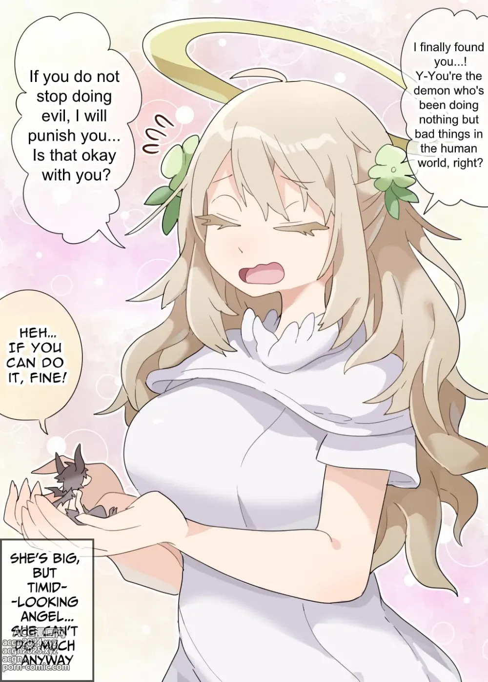 Page 1 of doujinshi Giant angel VORE