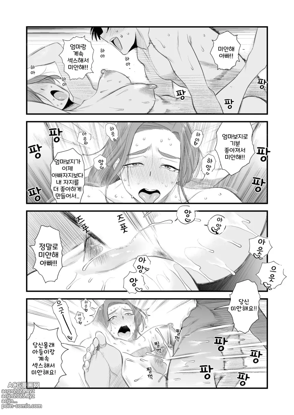 Page 48 of doujinshi 부친 공인! 하세가와 댁의 모자관계 ~부부의 침실에서 질내사정편~