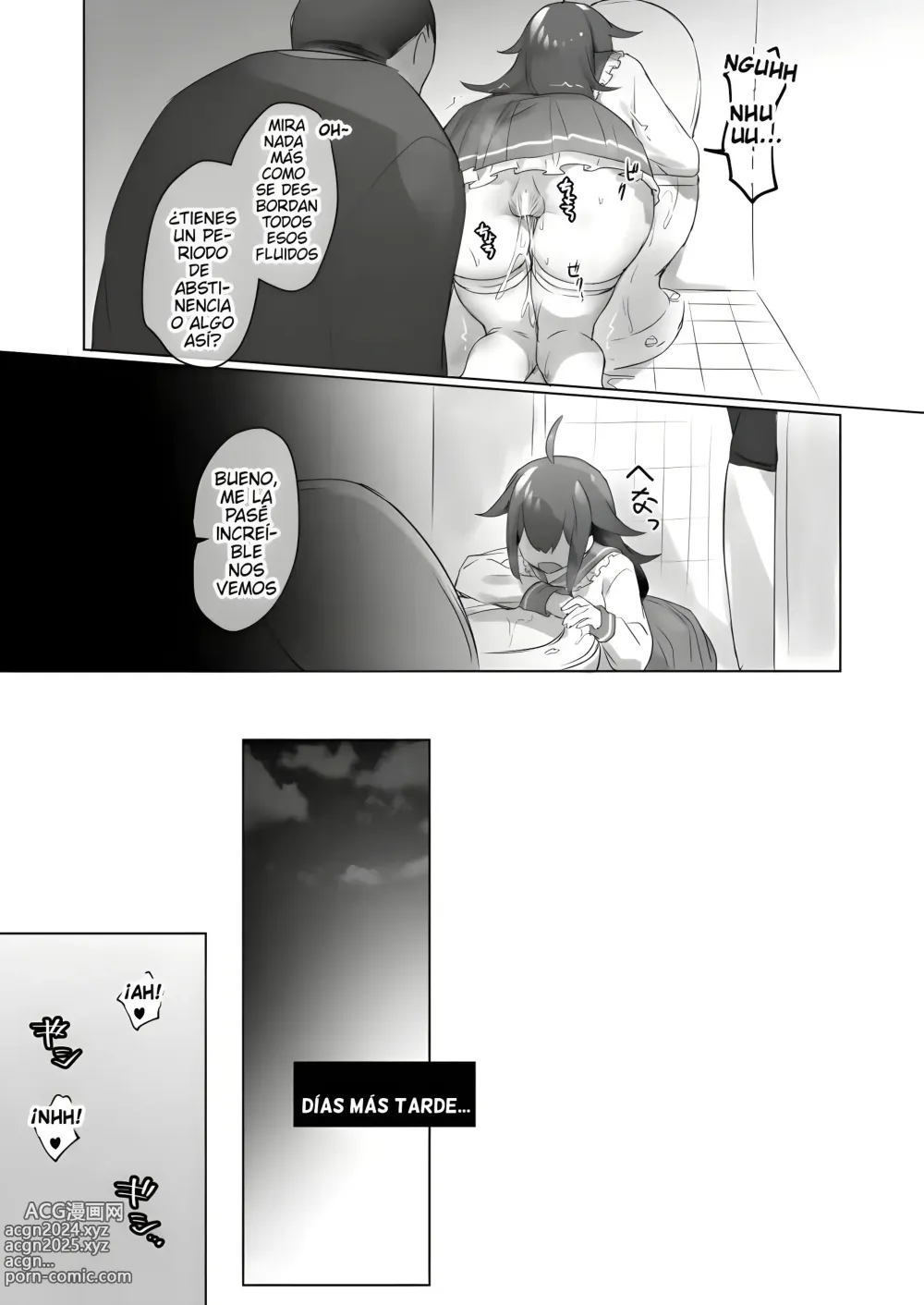 Page 12 of doujinshi Chico convertido en chica que entra por error en un baño de hombres termina violado