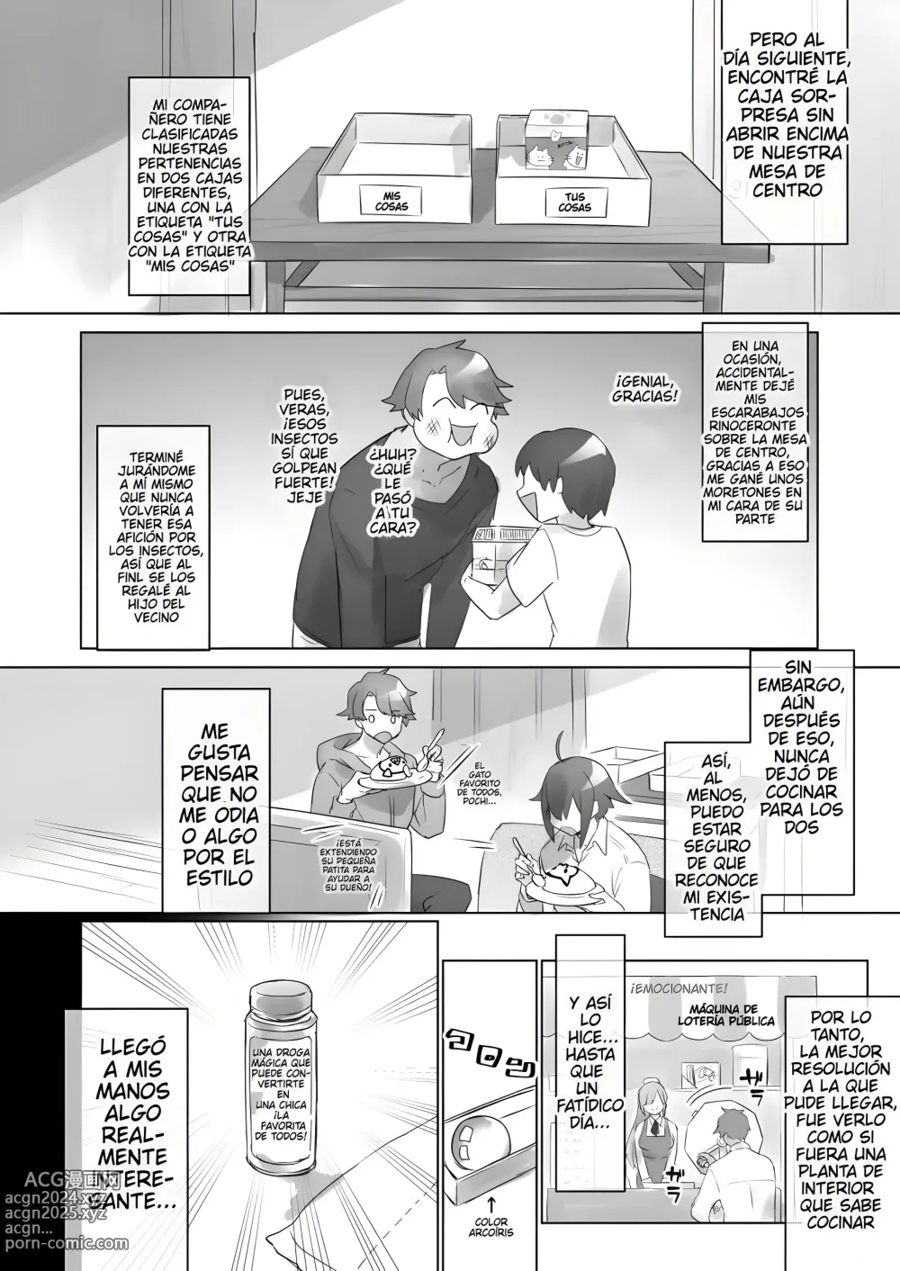 Page 3 of doujinshi Chico convertido en chica que entra por error en un baño de hombres termina violado