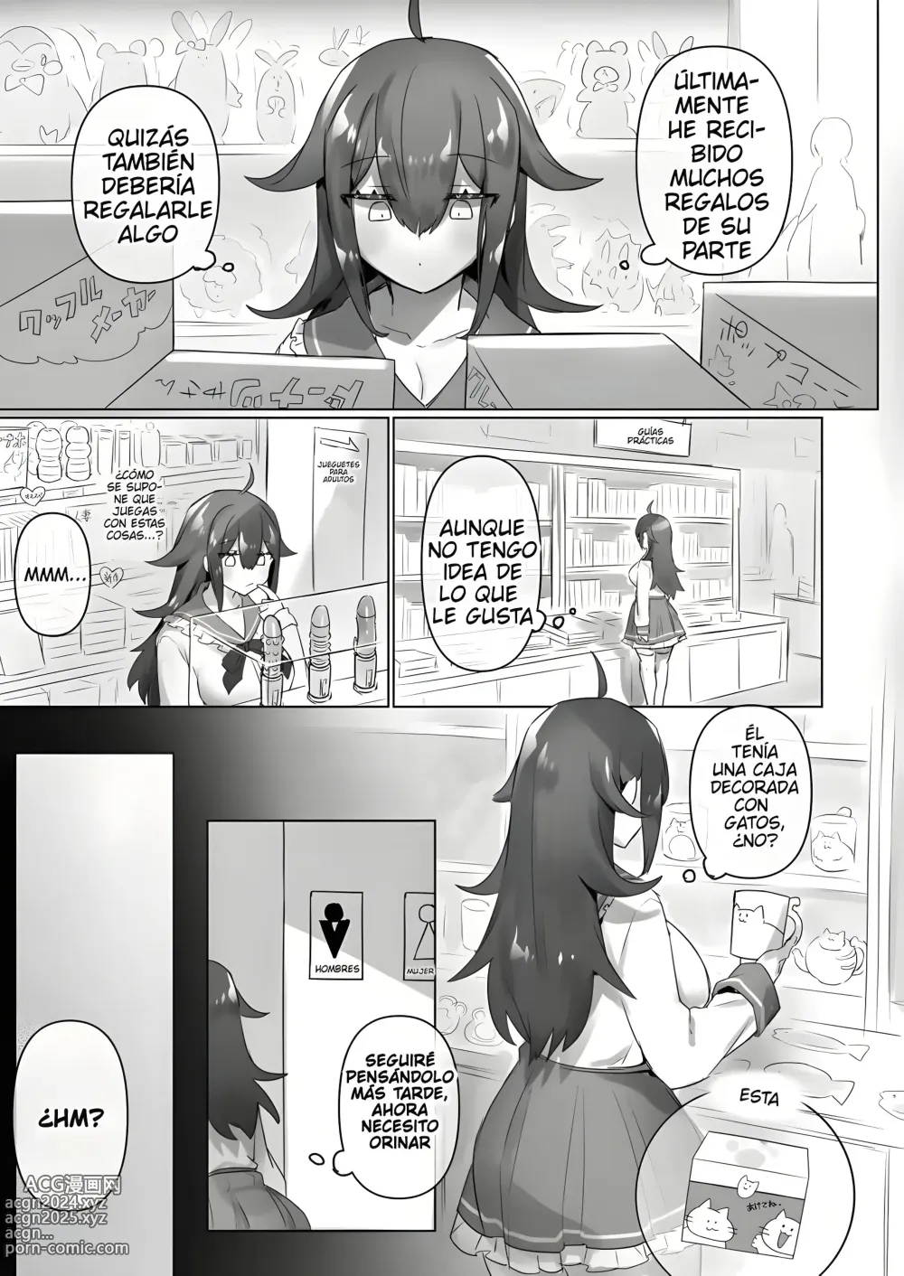 Page 6 of doujinshi Chico convertido en chica que entra por error en un baño de hombres termina violado