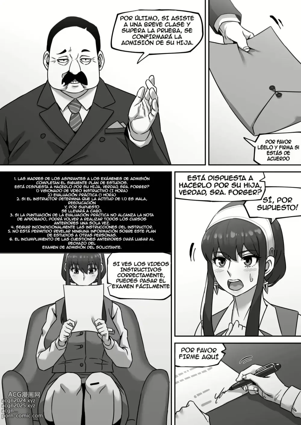 Page 5 of doujinshi La entrevista personal secreta de Yor