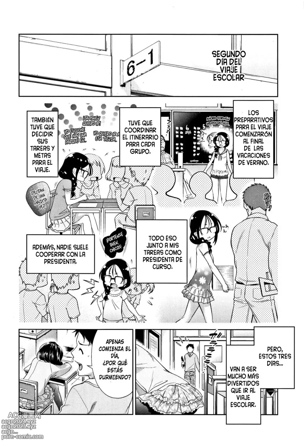 Page 4 of manga Falte al viaje escolar y a la ceremonia de graduación