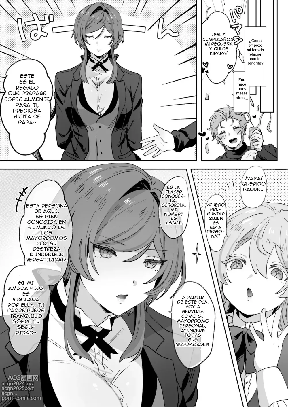 Page 5 of doujinshi Una historia sobre un apuesto mayordomo obediente que es explotado de forma lasciva por su amo