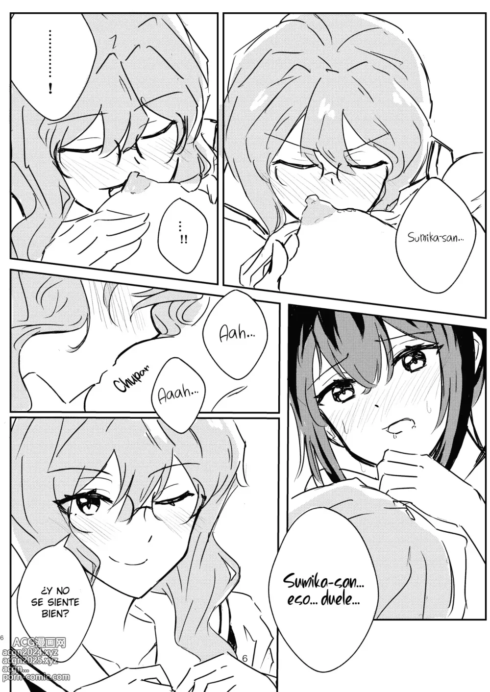 Page 7 of doujinshi ¡Mi yuri no es solo por trabajo! Después de todo, Sumika es especial para mi