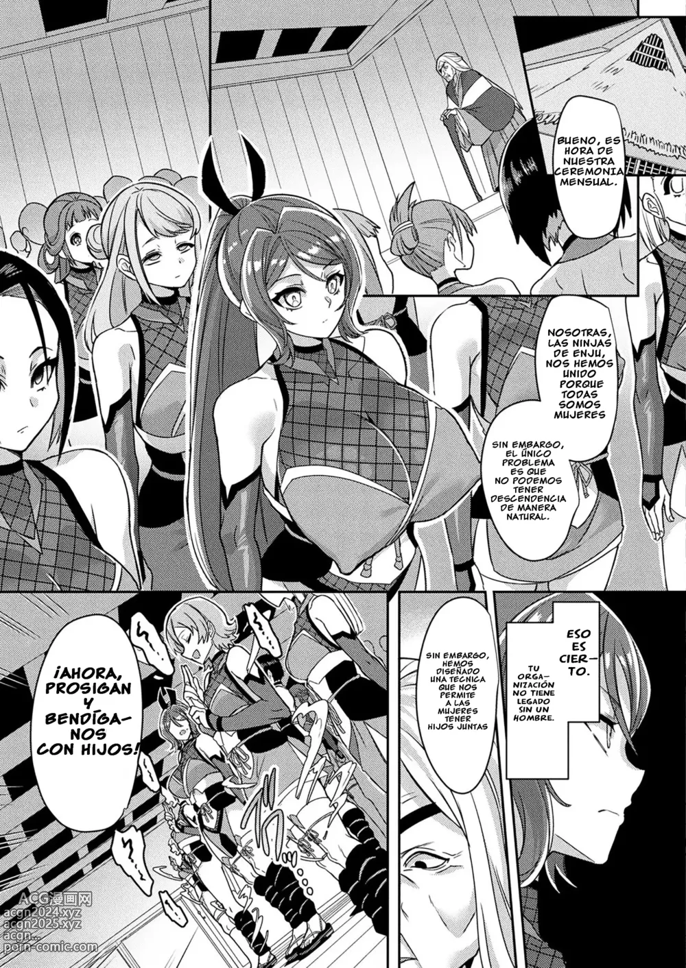 Page 3 of manga El secreto de la aldea Kunoichi