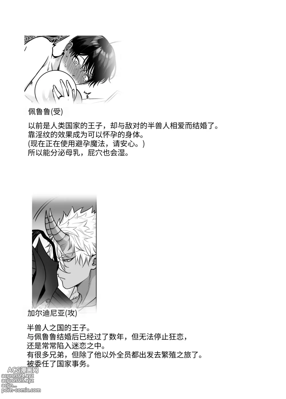 Page 3 of doujinshi 在和半兽人的性活中被持续给予了难以承受的快乐的我…