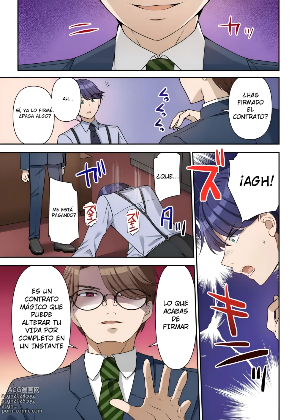 Page 4 of doujinshi Contrato de cambio de vida Presidente♂ → Sexretaria Sexual♀