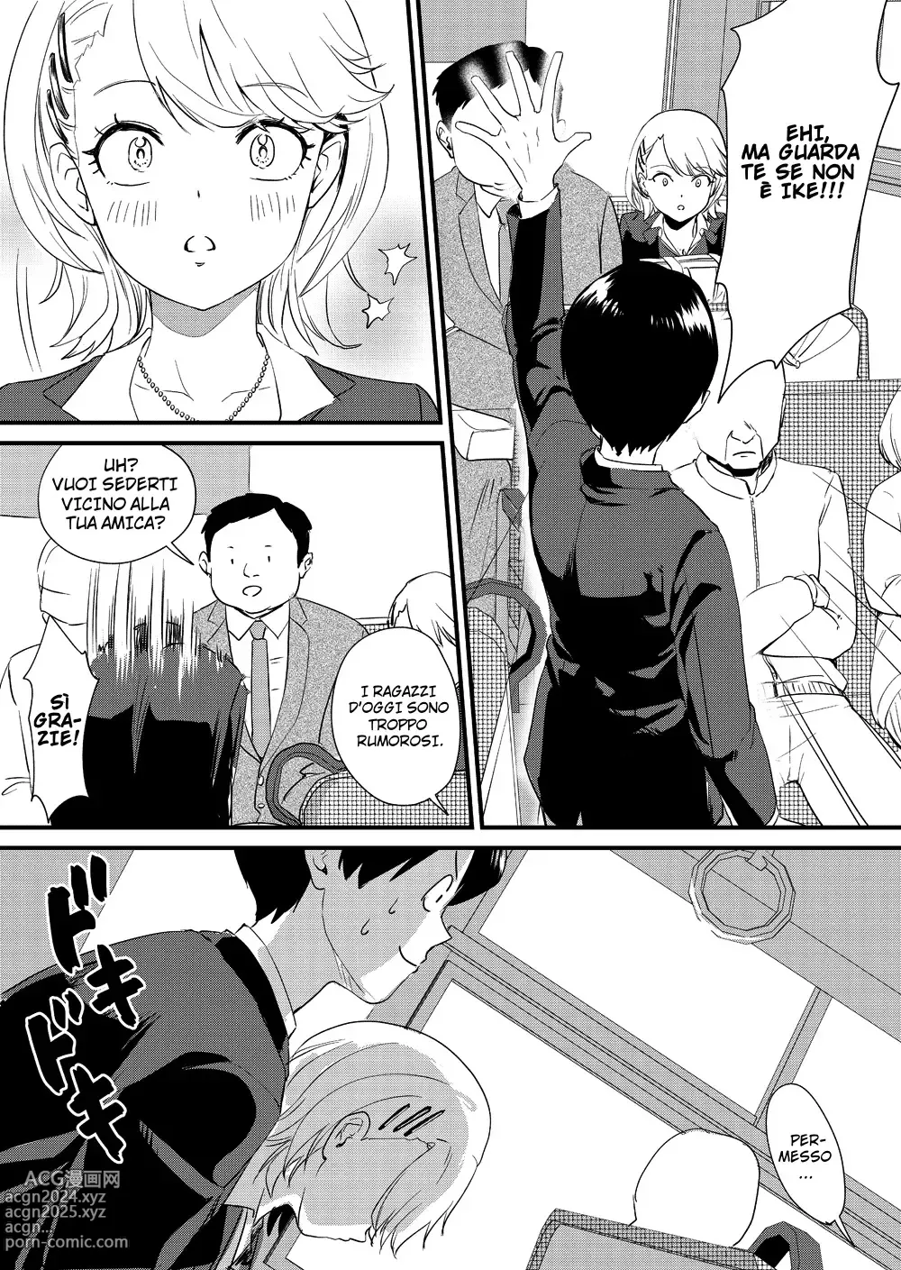 Page 13 of doujinshi Quella Ragazza Gyaru viene sul Bus