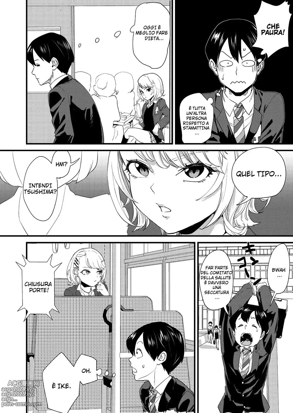 Page 6 of doujinshi Quella Ragazza Gyaru viene sul Bus