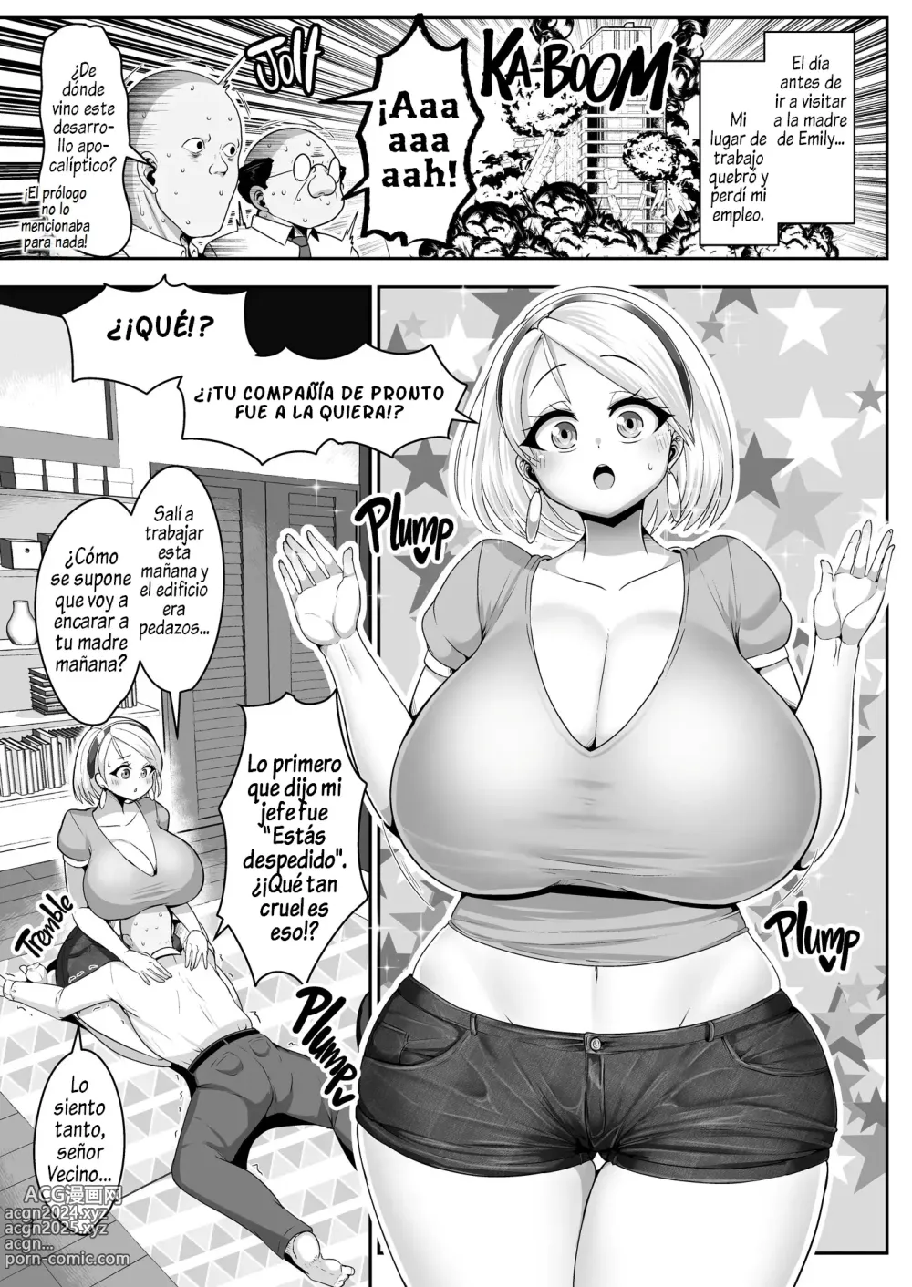 Page 27 of doujinshi Una estudiante de intercambio rubia ninfómana con tetas gigantes se mudó a la casa de al lado!! 1-2 (uncensored)