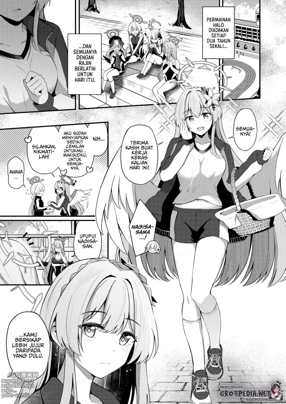 Page 4 of doujinshi I'm not a cake for Sensei to eat (Blue Archive) [Indonesia]  [CrotPedia Project] Chapter 1