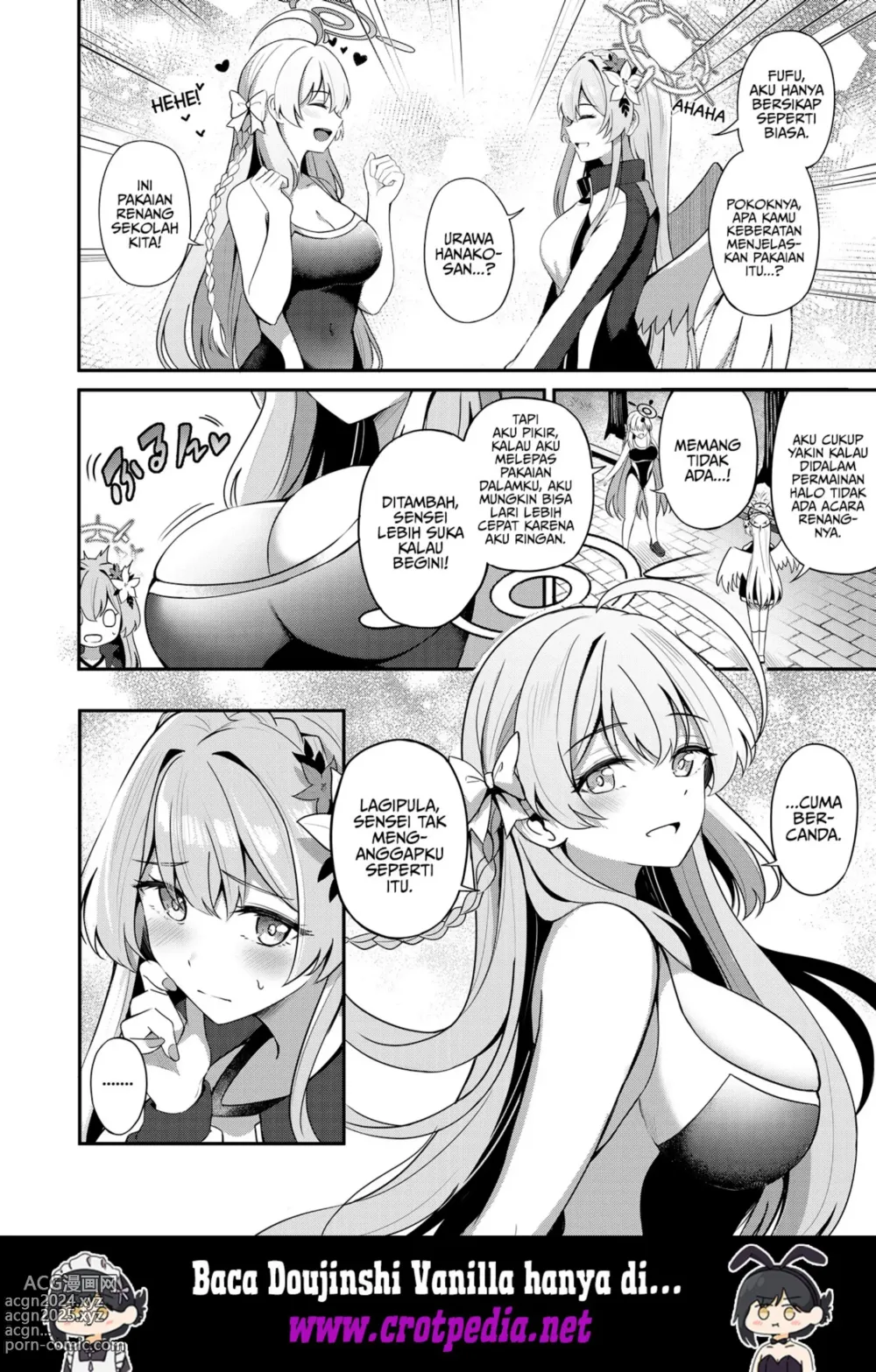 Page 5 of doujinshi I'm not a cake for Sensei to eat (Blue Archive) [Indonesia]  [CrotPedia Project] Chapter 1