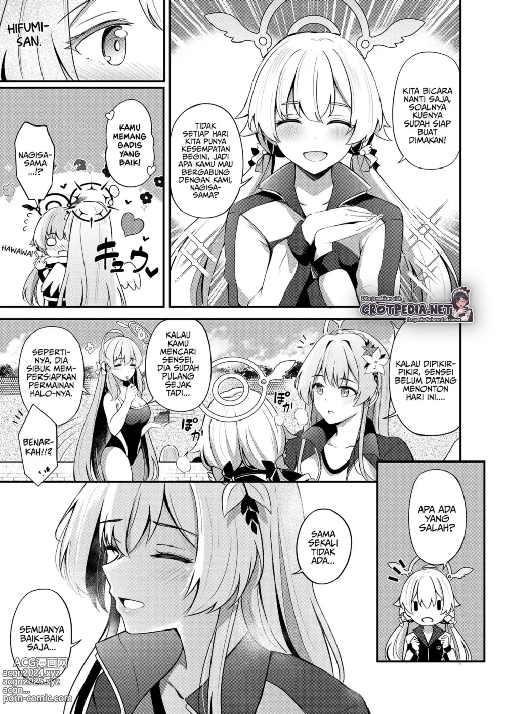 Page 6 of doujinshi I'm not a cake for Sensei to eat (Blue Archive) [Indonesia]  [CrotPedia Project] Chapter 1