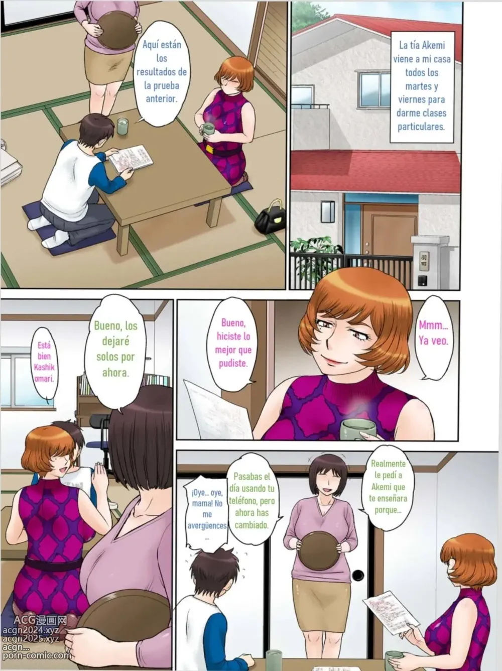 Page 2 of doujinshi Mi tia no es una tutora comun