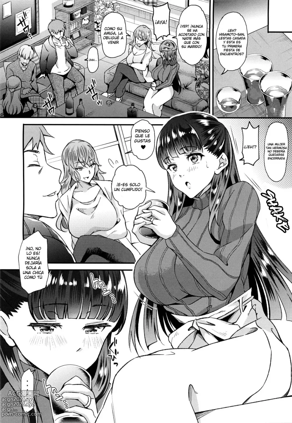 Page 3 of doujinshi Dahlia 1 ~Free Sex Dekiru Kikonsha Goukon to Nagasareyasui Hitozuma no Hanashi~