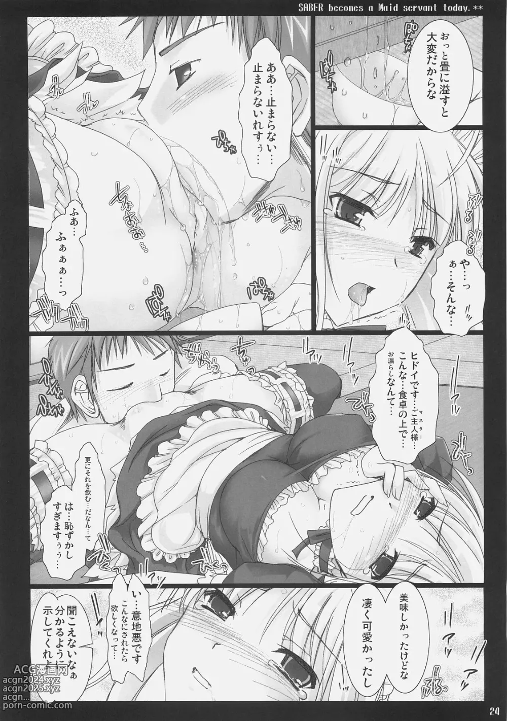 Page 23 of doujinshi Kyou dake desu yo?