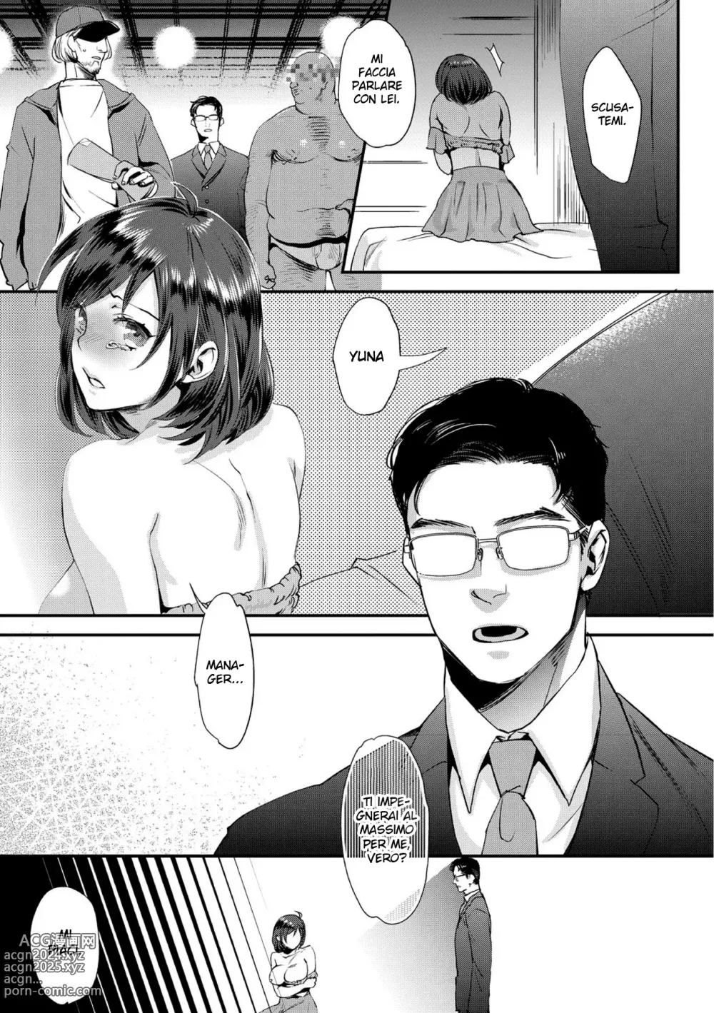 Page 9 of manga Sarasare Aidol - Lidol del sesso Ch.1