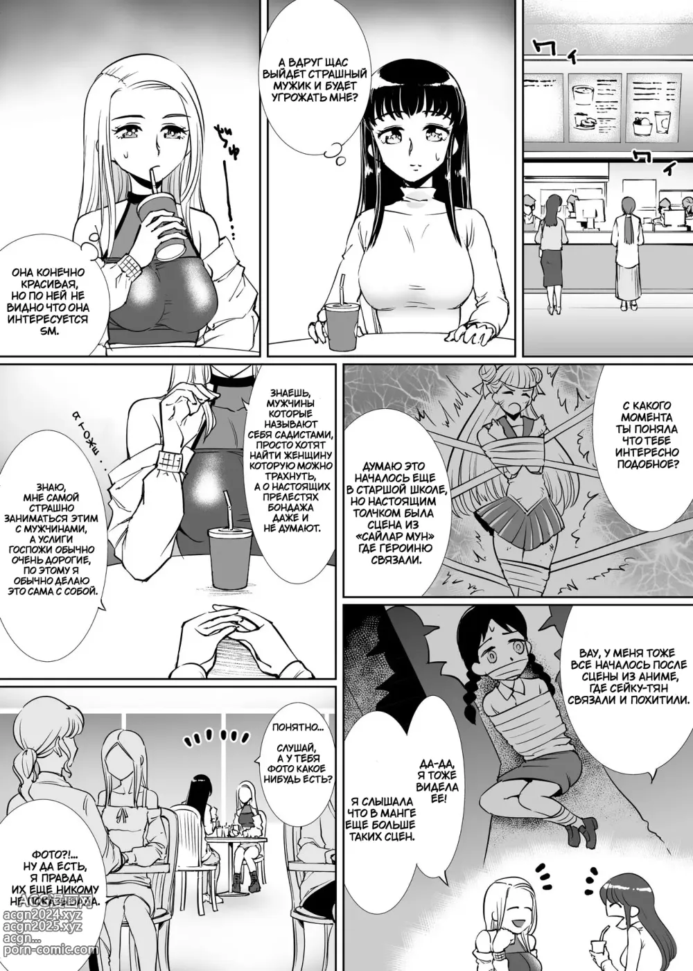 Page 3 of doujinshi SM Matching ~Kinbaku Ojou Kousoku Gal~