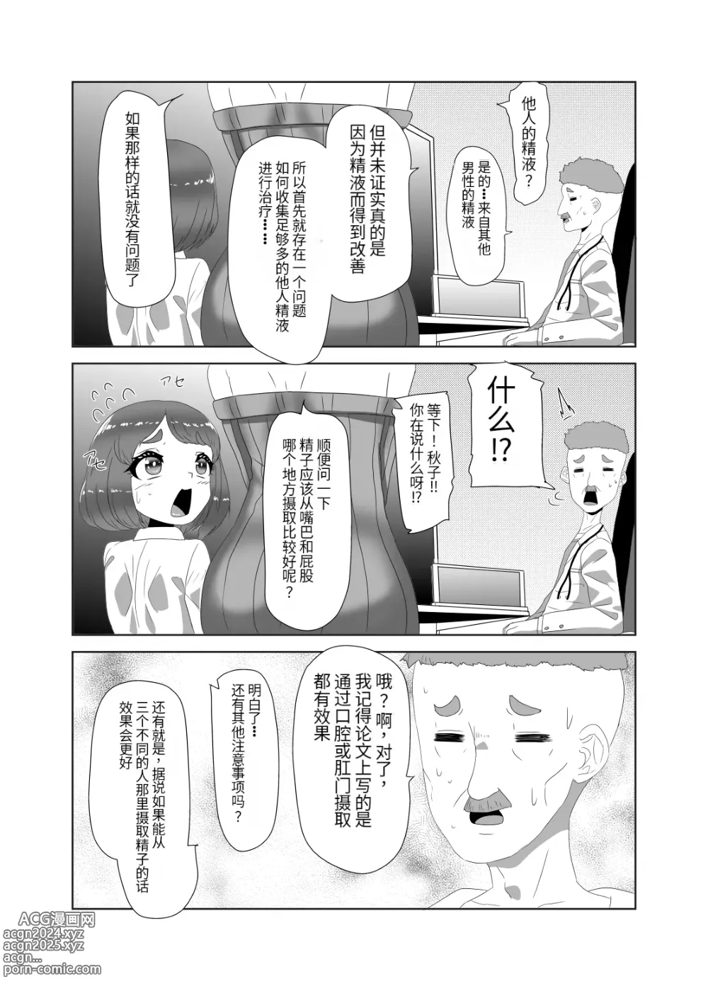 Page 8 of doujinshi Futanari Kazoku no Papa Chiryou Nisshi ~Mama no Turn~