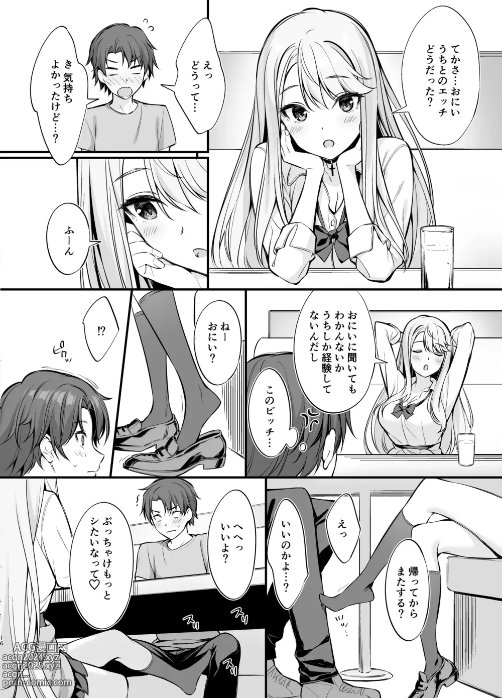 Page 15 of doujinshi SNS de Deatta no wa Gyaru-ka shita Imouto Deshita (decensored)