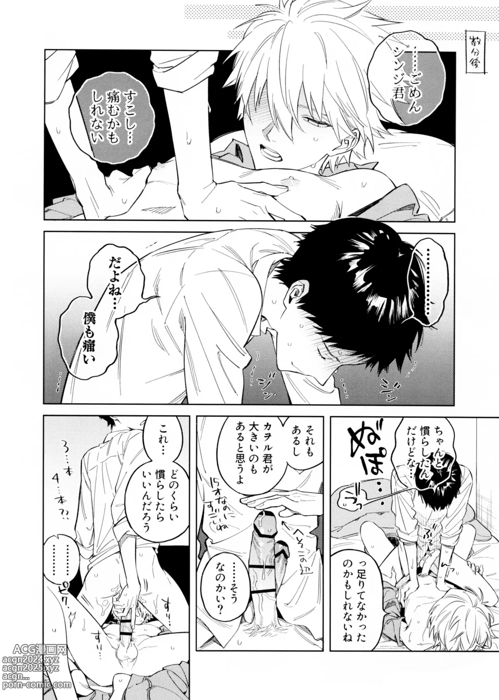 Page 4 of doujinshi Akenai Kodomo to Otona no Jijou