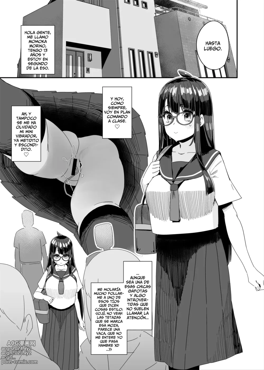 Page 8 of doujinshi La Dedillera Pechugona Se Masturba en Clase