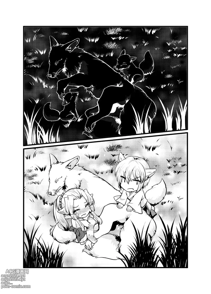 Page 24 of doujinshi Futago Kitsune. Kaitsuu no Gi