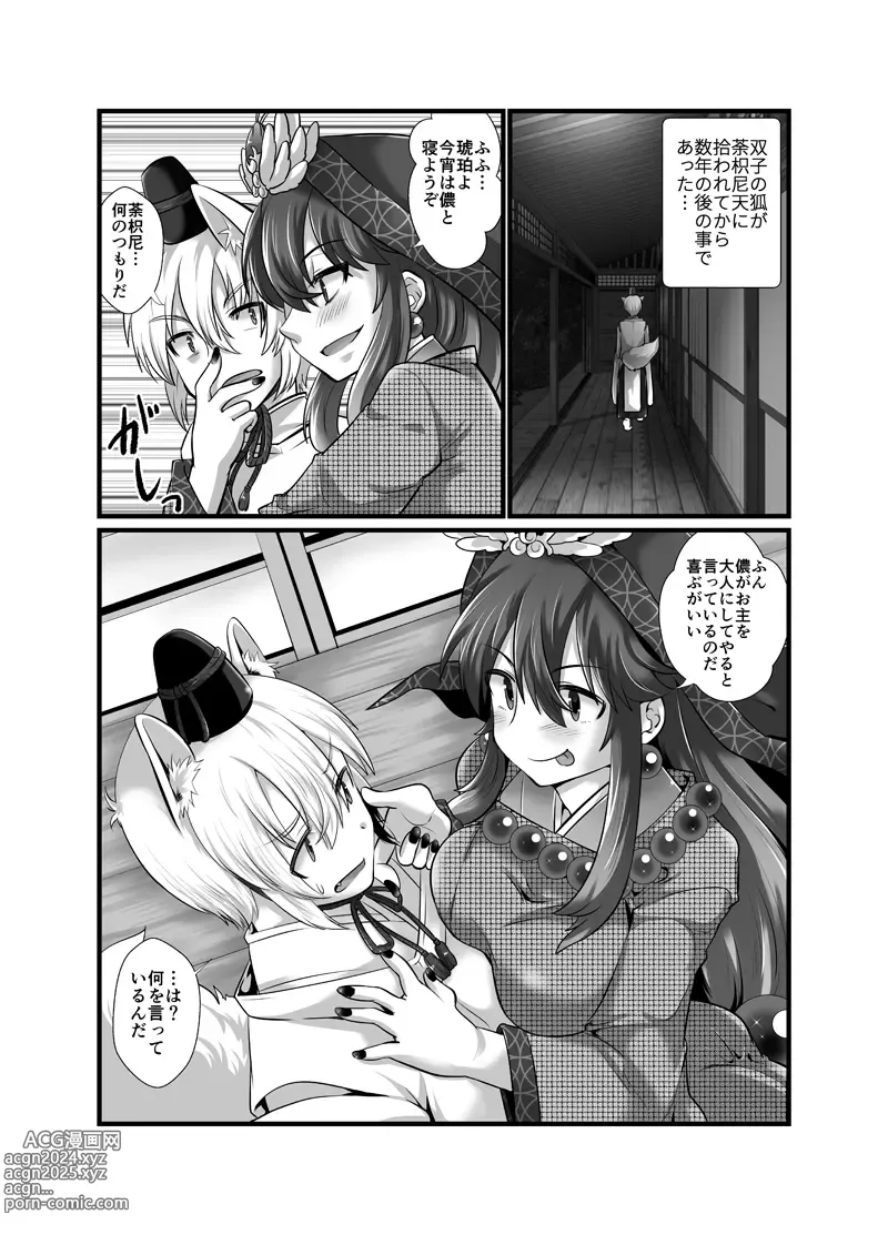 Page 4 of doujinshi Futago Kitsune. Kaitsuu no Gi